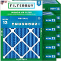 Filterbuy 18x20x4 Air Filter MERV 13 Optimal Smoke & Allergy Defense, by Filterbuy
