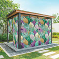 Leaves Outdoor Curtains for Patio Gorgeous Leaf Abstract Spring Waterproof by Unknown
