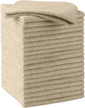 HOMEXCEL Brown Microfiber Cleaning Cloths, 20 Pack Cleaning Rags by HOMEXCEL