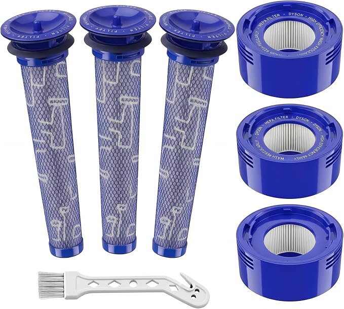 6 Pack Vacuum Filter Replacement Kit by Hechuang