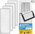 Stronge Magnetic Vent Covers, 7x11 Inch Floor Vent Covers 4 Pack, by SAFETAO