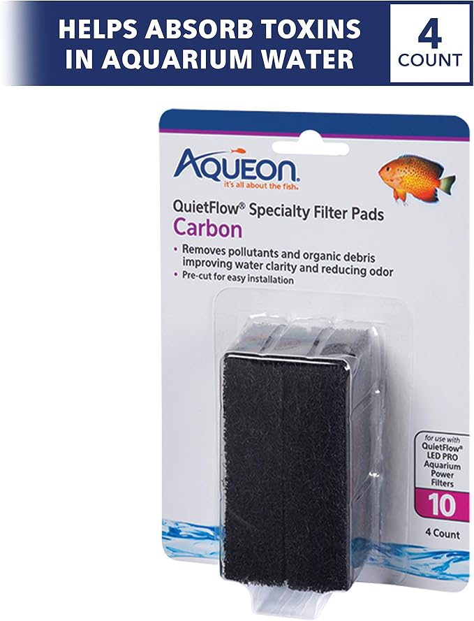 Aqueon Replacement Specialty Filter Pads Carbon 10 - Image 2