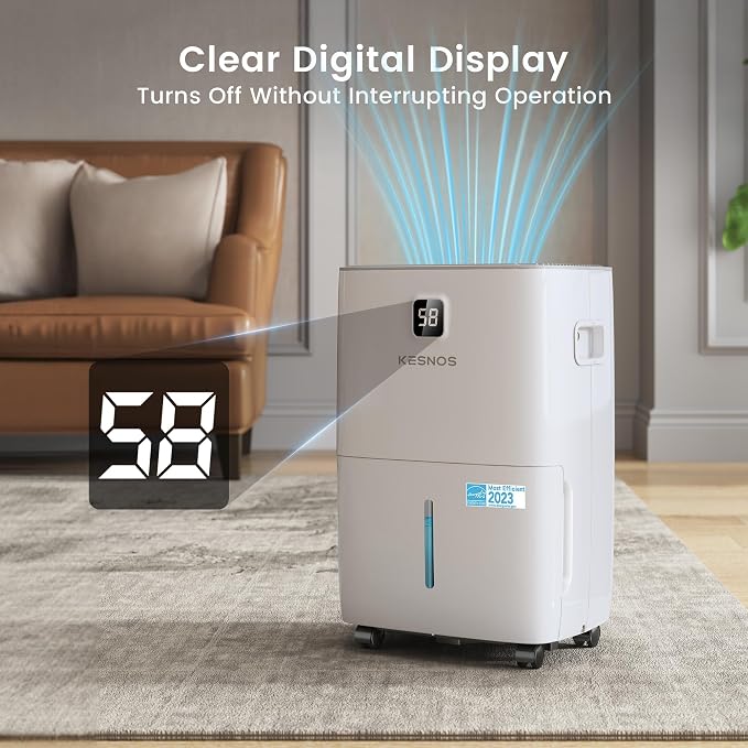 Kesnos 7, 000 Sq. Ft. 120 Pints Energy Star Dehumidifier - Image 5