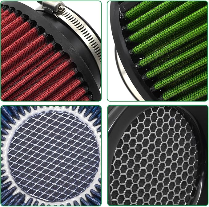 4 inch Cone Intake Filter for Engine Cold Air Inlet 76mm 89mm 101mm Performance - Image 8