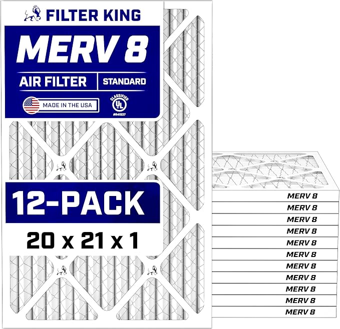 Filter King 20x21x1 Air Filter Dust & Allergy Control AC Furnace Filters by FilterKing