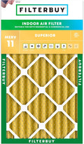 Filterbuy 14x30x4 Air Filter MERV 11 Superior Pet & Allergy Defense, by Filterbuy
