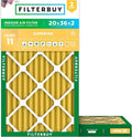 Filterbuy 20x36x2 Air Filter MERV 11 Superior Pet & Allergy Defense, by Filterbuy