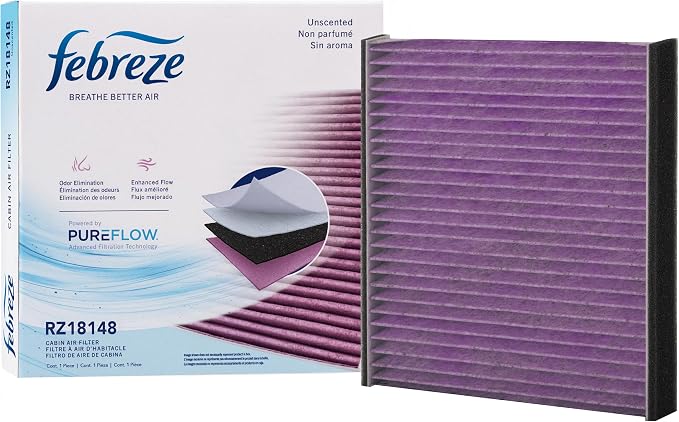 Febreze Odor Control Cabin Air Filter by PUREFLOW RZ18148 Fits 2002-2006 Toyota by Febreze