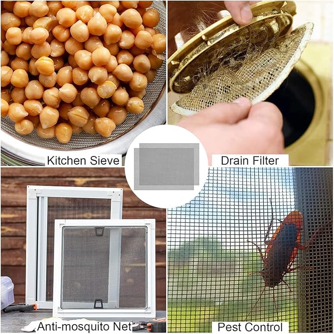 Stainless Steel Woven Wire Mesh, 304 Stainless Steel Insect Screen Mesh - Image 7