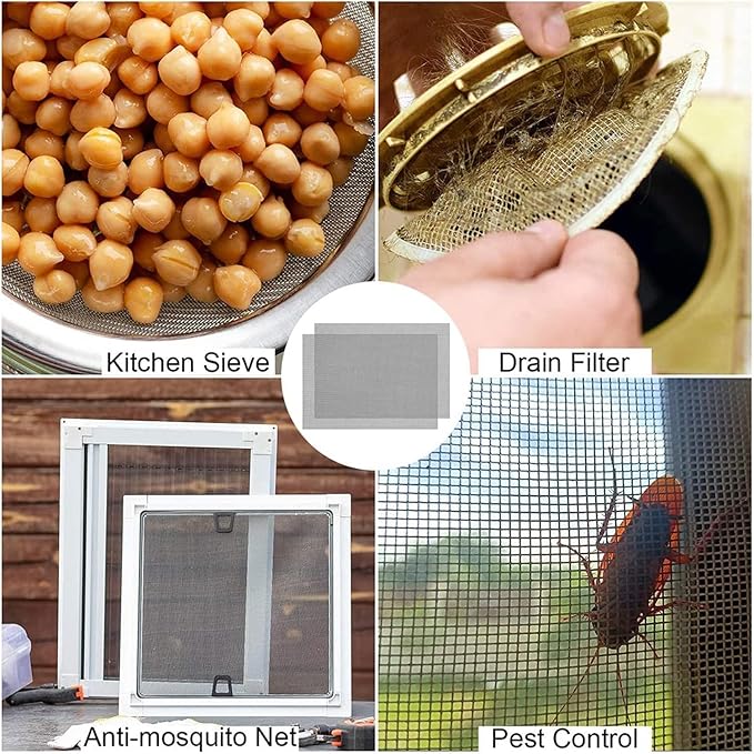 Stainless Steel Woven Wire Mesh, 304 Stainless Steel Insect Screen Mesh - Image 7