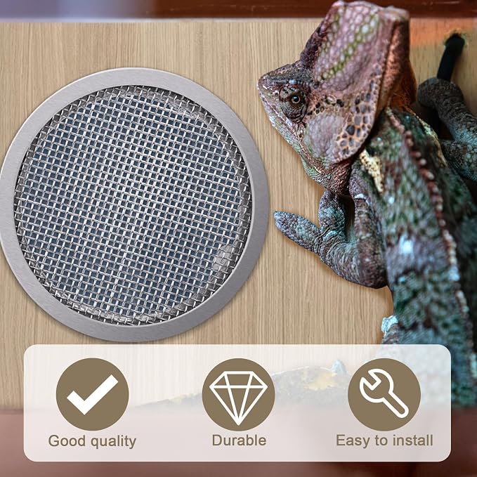 Circular Screen Vent Cover, 2-Inch Diameter, Metal Mesh - Image 6