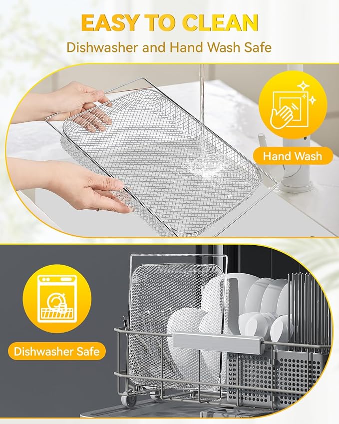 Smart Oven Air Fryer Mesh Basket 1-Piece Compatible - Image 5