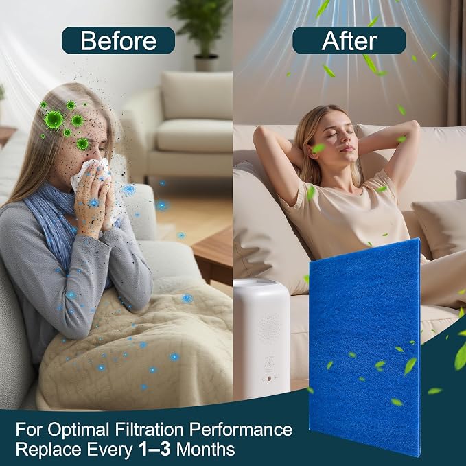 20x30x1 Washable Reusable Filter Fits Furnace and Air Conditioner | 2 Pack MERV - Image 4