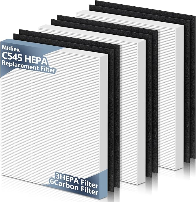 C545 HEPA Replacement Filter S for Winix C545 Air Purifier, Replace Replacement by MidiexHEPAFilters