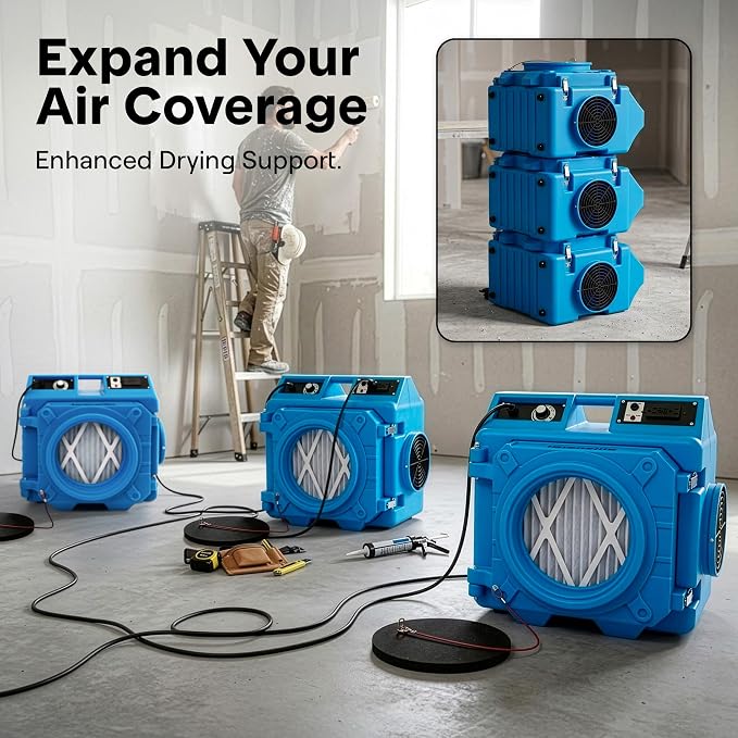 SereneLife Air Scrubber, Commercial HEPA 3 Stage Filtration System - Image 5