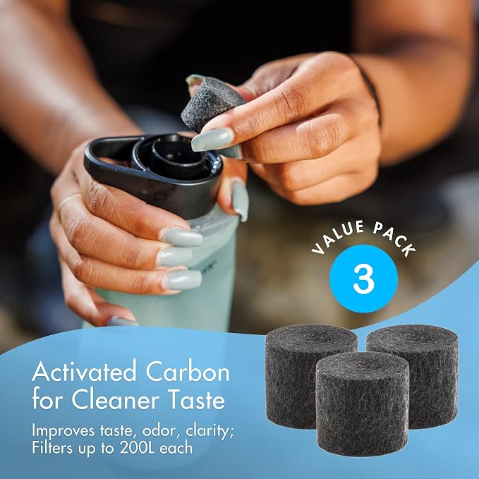 Katadyn BeFree AC Activated Carbon Replacement 3-Pack - Image 2
