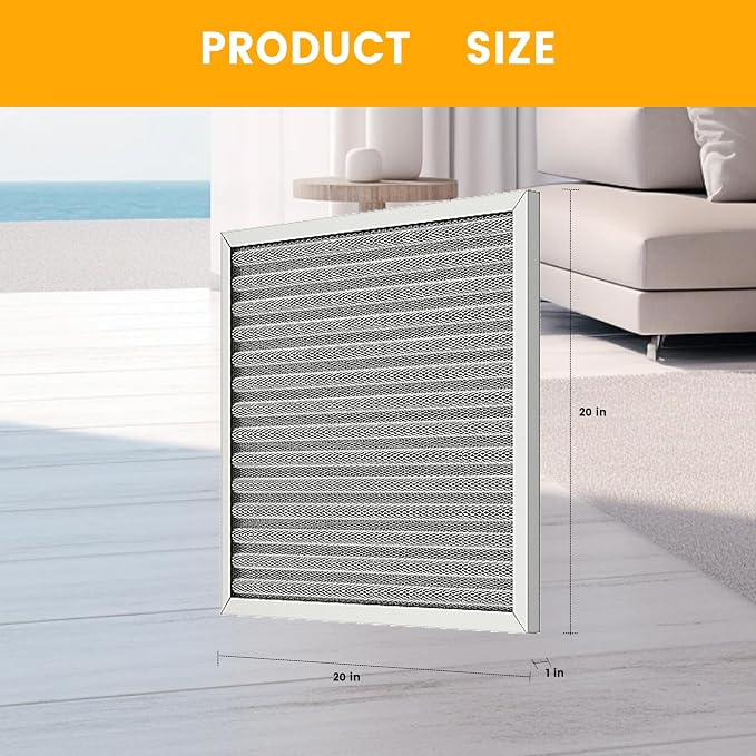 20x20x1 HVAC Furnace Air Filter, Lasts a Lifetime, the Last HVAC Filter You - Image 5