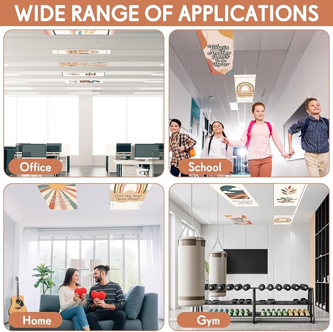Outus Fluorescent Light Cover Classroom Lighting Cover - Image 4