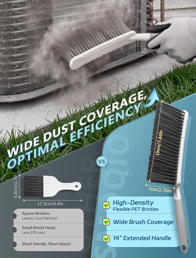 2 in 1 AC Coil Cleaner Brush Set - Image 4