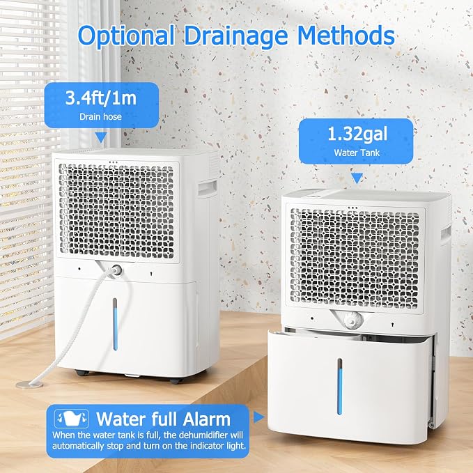 Ludatido 2026 Energy Star 4500 Sq.Ft 75 Pint Dehumidifier - Image 7