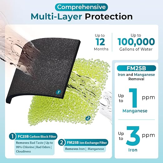iSpring Iron, Mangaese Whole House Water Filter System Also Eliminates Chlorine - Image 3