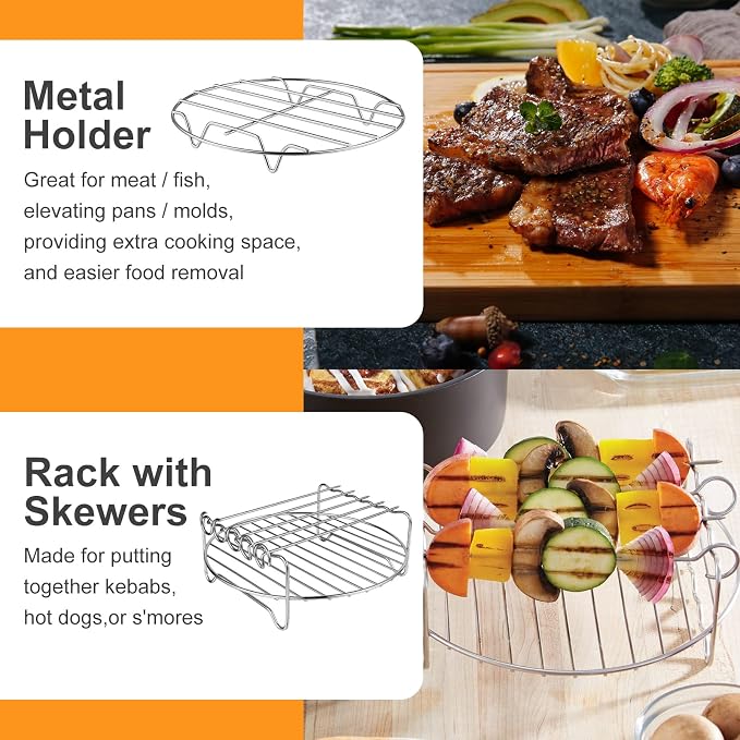 Air Fryer Rack for Air Fryer Oven, Dishwasher Safe - Image 7