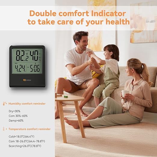 Indoor Thermometer, Room Thermometer and Hygrometer - Image 5