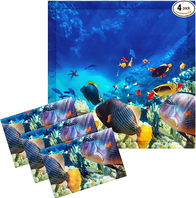 VIHOSE 4 Pcs 2 x 2 Feet Fluorescent Light Covers by VIHOSE