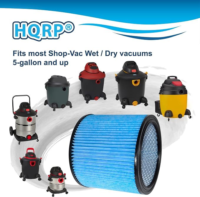 HQRP 2-Pack High Efficiency H13 HEPA Cartridge Filter compatible - Image 4