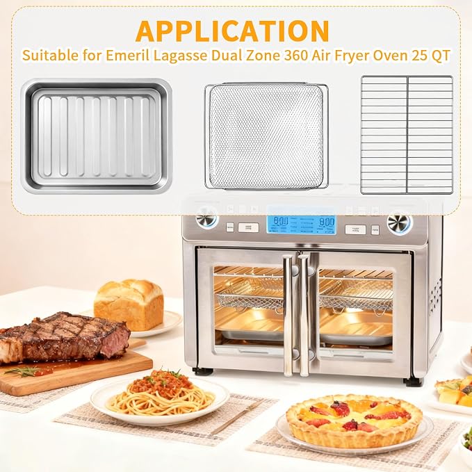 GCQ 3-Piece Set Air Fryer Accessories - Image 3
