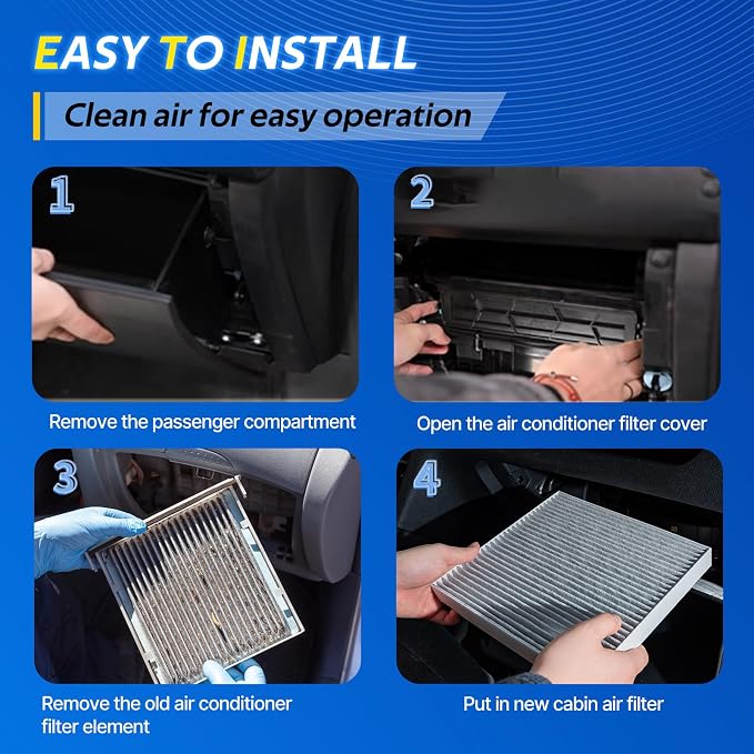 Cabin Air Filter Fits 2022-2024 Grand Cherokee, 2021-2024 Grand Cherokee L - Image 7