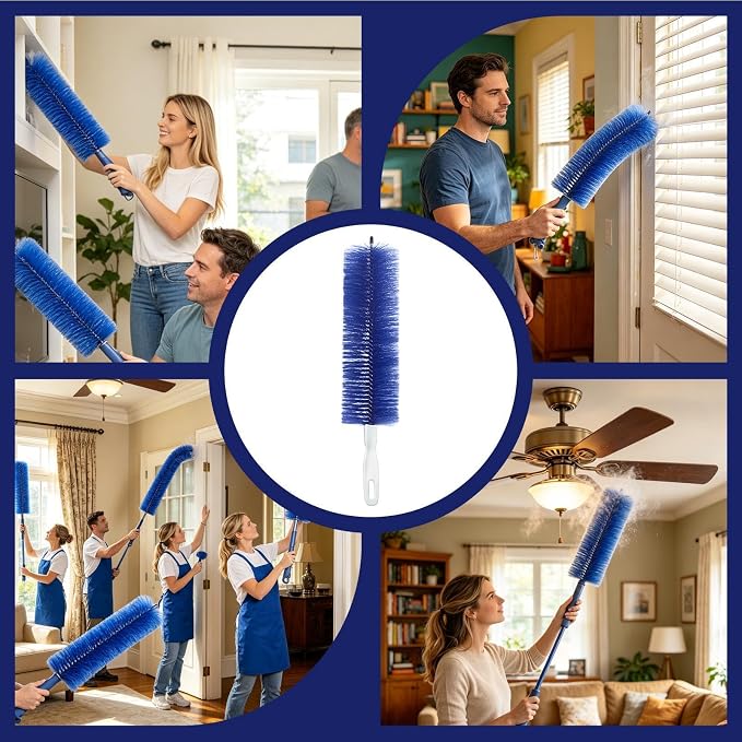 Fan Cleaner, 2 – Piece Microfiber Bendable Portable, Box Cleaning Tool Air - Image 5