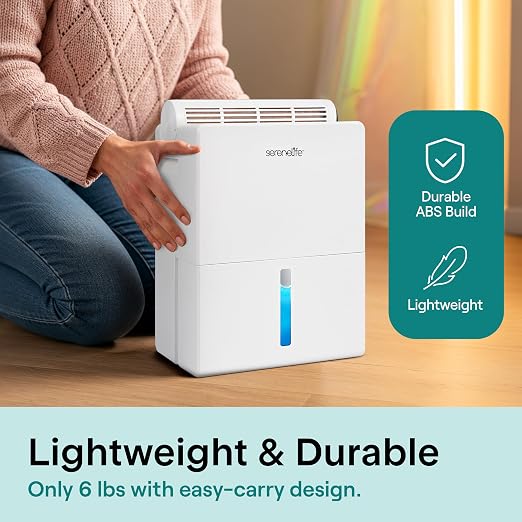 SereneLife Dehumidifiers for Home, 91 Oz Quiet Dehumidifier for Bedroom - Image 6