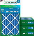 Filterbuy 12x24x4 Air Filter MERV 13 Optimal Smoke & Allergy Defense, by Filterbuy