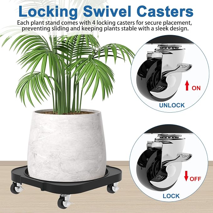 2 Pack 11'' Heavy Duty 5 Gallon Water Jug Holder Caddy - Image 9