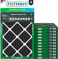 Filterbuy 16x30x1 Air Filter MERV 10 Odor & Allergy Defense by Filterbuy