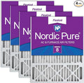 Nordic Pure 20x25x5 Honeywell/Lennox Replacement MERV 8 Air Filters 4 Pack | by NordicPure