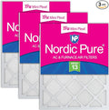 Nordic Pure 18x24x1 Tru Mini Pleat MERV 13 AC Furnace Air Filters 3 Pack | by NordicPure