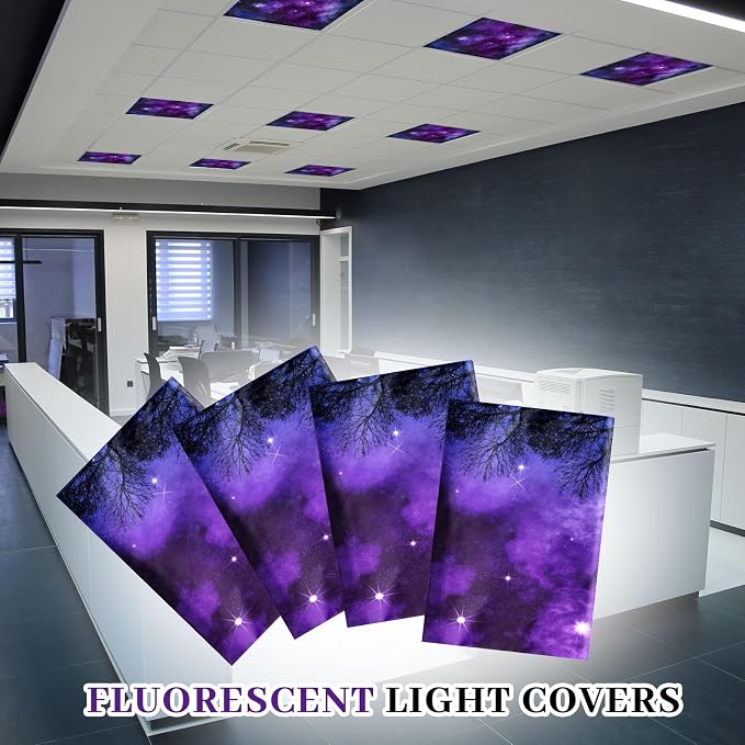 VIHOSE 4 Pcs 2 x 2 Feet Fluorescent Light Covers - Image 6
