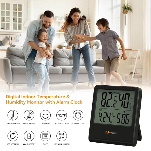 Indoor Thermometer, Room Thermometer and Hygrometer - Image 3