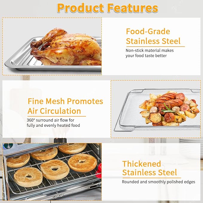 GCQ 3-Piece Set Air Fryer Accessories - Image 4