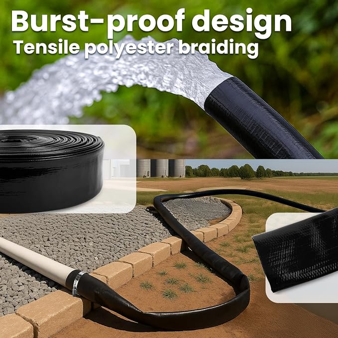 XtremepowerUS Backwash Hose Extra Heavy-Duty Pool Drain Hose 2" x 100 ft – 47 - Image 3