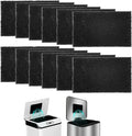 12-Pack Universal Stick-on Trash Can Odor Absorbing Filters, Activated Charcoal by Home