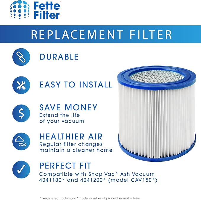 Fette Filter - 9032933 HEPA Cartridge Filter Replacement Compatible - Pack of 1 - Image 2