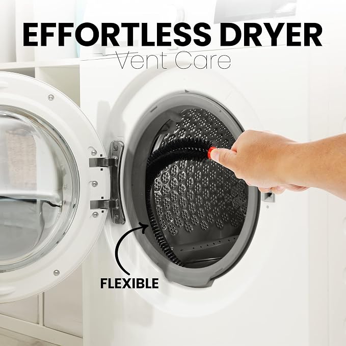 Dryer Vent Cleaner Lint Brush, Long Flexible Refrigerator Coil Cleaning Brush - Image 5