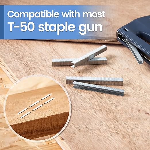 meite T-50 Staples, 9/16 Inch Heavy Duty Staples - Image 6