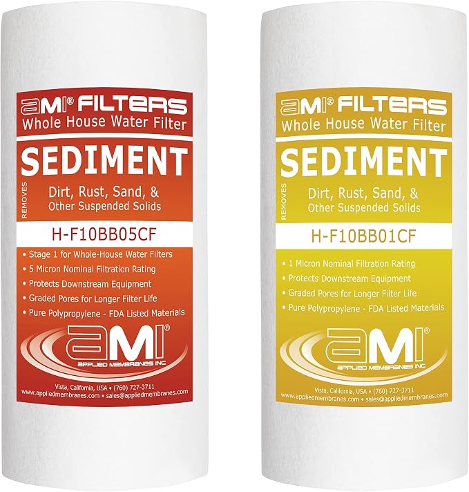 Applied Membranes Inc. 2-Stage Whole-House Water Filter System, 1-Micron and by AppliedMembranesInc