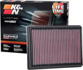 K&N High-Flow Original Lifetime Engine Air Filter: Increase Power: Premium by KNEngineeringInc