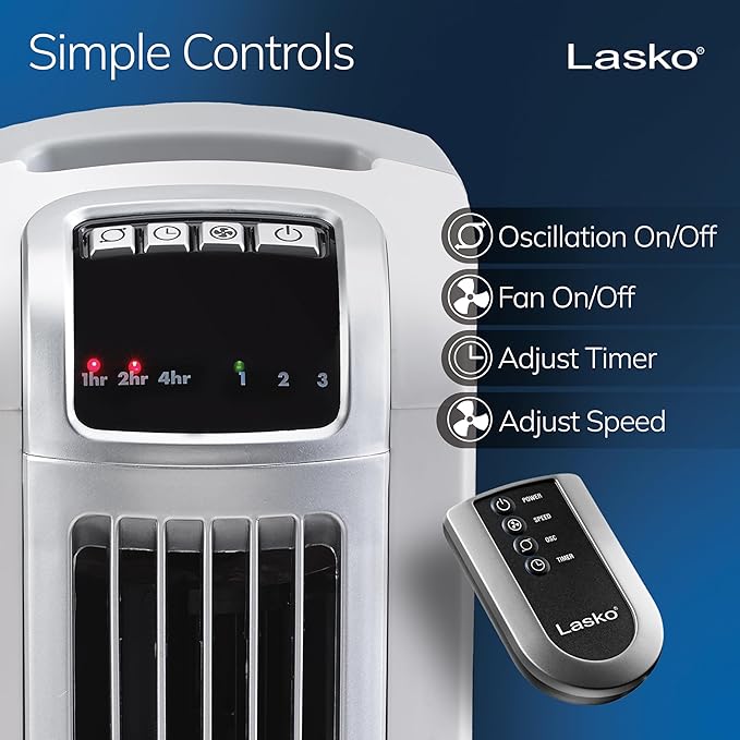 Lasko Oscillating Tower Fan - Image 3