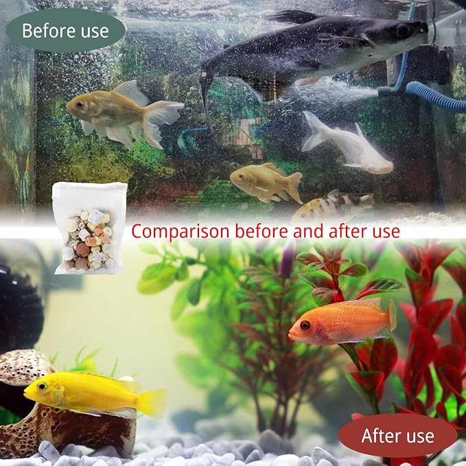 5 Pack Aquarium Filter Media Bags, 5.5 x 7.9 Inch Reusable Mesh Bags - Image 7